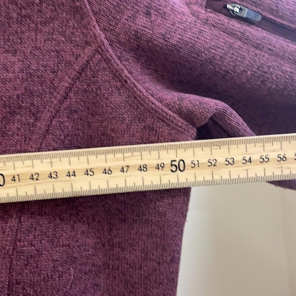 L.l.bean sweater fleece full-Zip jacket - red- medium - Picture 9 of 12